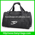 quality 600D polyester black travelling duffle bag for mens
